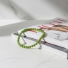 Unique Pearl Green Beaded Bracelets 426A