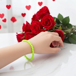 Unique Apple Green Beaded Bracelets 427A