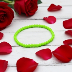 Unique Apple Green Beaded Bracelets 427A