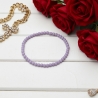 Unique Lavender Beaded Bracelets 430A