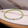 Unique Pearl Green Beaded Bracelets 426M