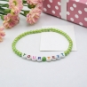 Unique Pearl Green Beaded Bracelets 426N