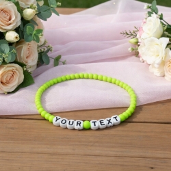Unique Apple Green Beaded Bracelets 427M