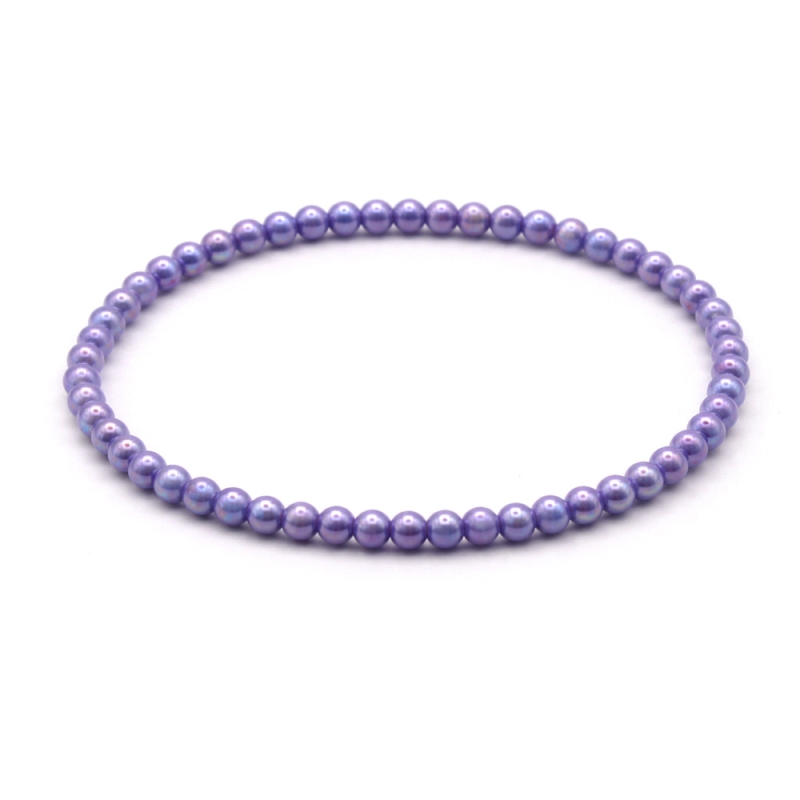 Unique Pearl Violet Beaded Bracelets 431A