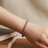 Unique Pearl Violet Beaded Bracelets 431A