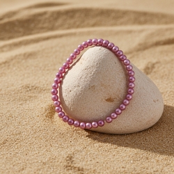 Unique Violet Beaded Bracelets 433A