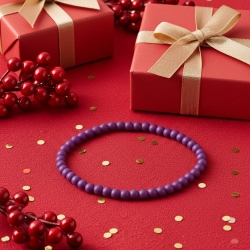 Unique Purple Beaded Bracelets 434A