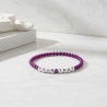 Unique Purple Beaded Bracelets 434M