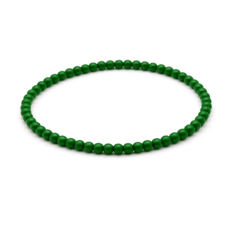 Unique Dark Green Beaded Bracelets 436A
