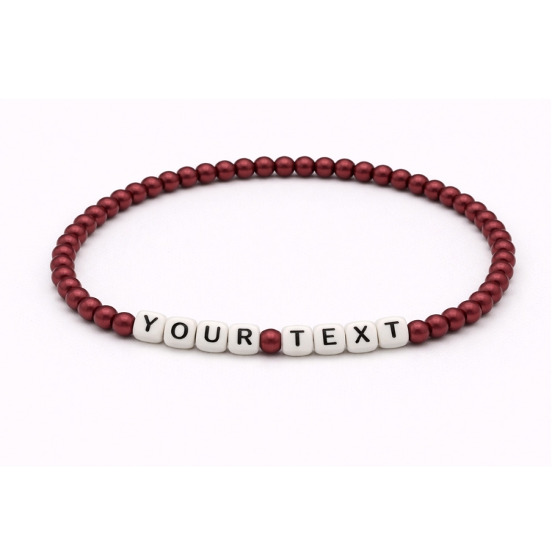 Unique Metallic Rosewood Beaded Bracelets 438M