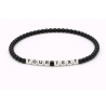 Unique Black Beaded Bracelets 439M