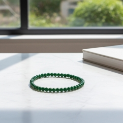 Unique Dark Green Beaded Bracelets 436A