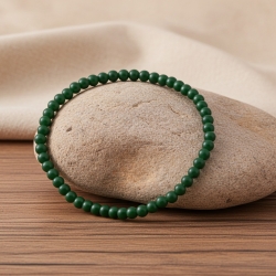 Unique Dark Green Beaded Bracelets 436A