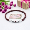Unique Metallic Rosewood Beaded Bracelets 438M