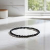 Unique Black Beaded Bracelets 439A