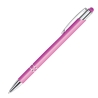 Personalised pink Bello stylus pen with custom laser engraving