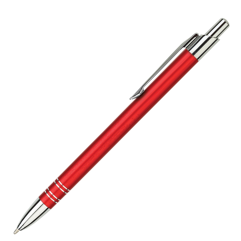 Personalised Bond red stylus pen with custom laser engraving