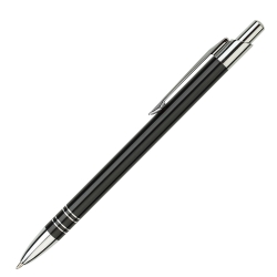 Personalised Bond black stylus pen with custom laser engraving
