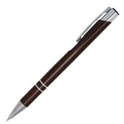 Engraved Brown Cosmo pen chocolate earthy finish professional gift