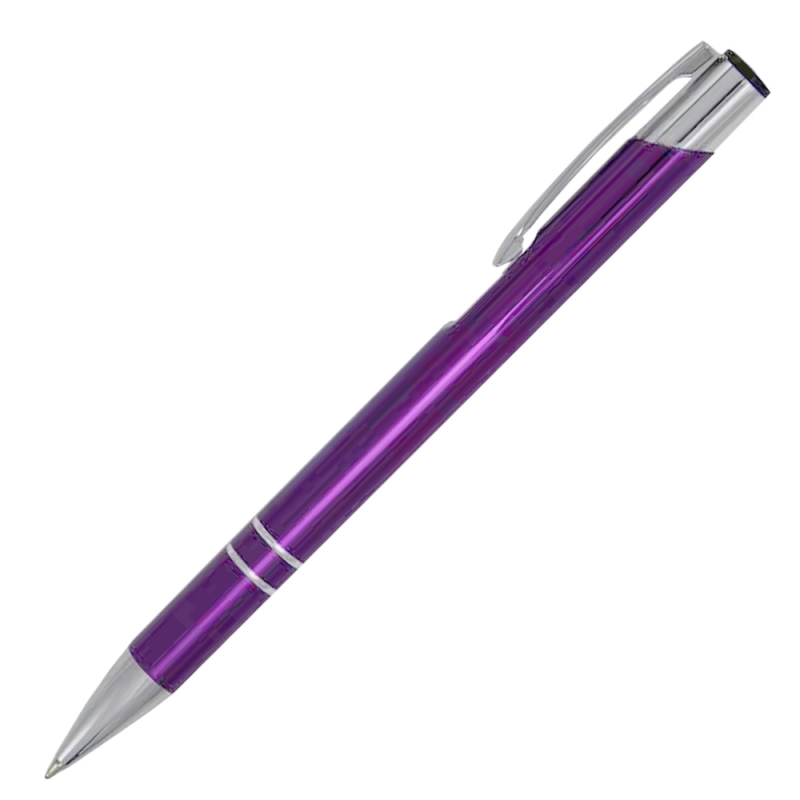 Custom Violet Cosmo pen graceful lavender finish with silver accents