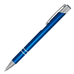 Custom Royal Blue Cosmo pen bright high-gloss blue metal body