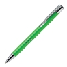 Light green lacquer pen Calypso with personalised white laser engraving.