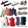 Professional plastic pen presentation box with clear lid for custom pens.