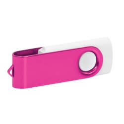 Personalised White and Pink USB Drive 32GB - Custom Engraved Newborn Keepsake Gift Box