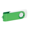 Personalised White and Green USB Memory Stick 64GB - Custom Engraved Nature Photography Gift