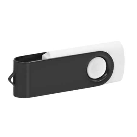 Personalised White and Black "Panda" USB Drive 64GB - Custom Engraved High-Contrast Gift