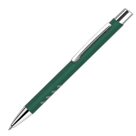 Personalised FERII Forest Green matte pen with custom text laser engraved in bright white