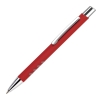 Customised FERII Red matte soft-touch pen with high-contrast bright white engraving