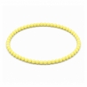 Handcrafted 4mm classic yellow beaded bracelet