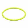 Handcrafted 4mm classic neon lime beaded bracelet