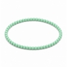 Handcrafted 4mm classic mint green beaded bracelet