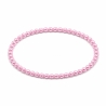 Handcrafted 4mm Candy Pink Pearl beaded bracelet