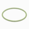 Handcrafted 4mm Light Green Pearl beaded bracelet