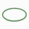 Handcrafted 4mm Green Pearl beaded bracelet