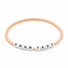 Peach 4mm Personalised Bracelets 403