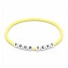 Pastel Yellow 4mm Personalised Bracelets 404