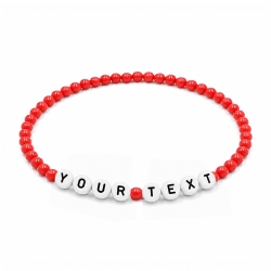 Coral 4mm Personalised Bracelets 408