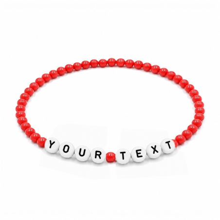 Coral 4mm Personalised Bracelets 408