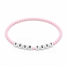 Baby Pink 4mm Personalised Bracelets 409