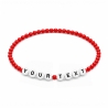Red 4mm Personalised Bracelets 413