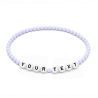 Pastel Lavender 4mm Personalised Bracelets 414
