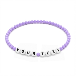 Violet 4mm Personalised Bracelets 415