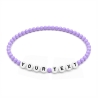 Violet 4mm Personalised Bracelets 415