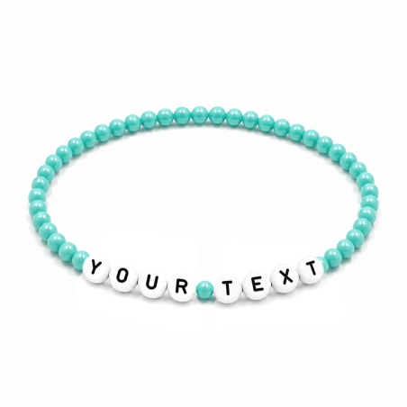 Turquoise 4mm Personalised Bracelets 423