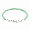 Mint Green 4mm Personalised Bracelets 424