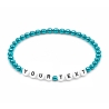 Turquoise Pearl 4mm Personalised Bracelets 443